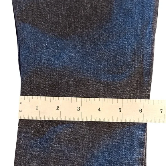 rag & bone Nina High Rise Skinny Jeans Black Distressed Tag 31 Fits 30x26 USA - Picture 11 of 16